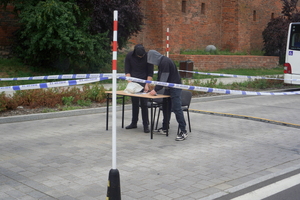 Festyn inaugurujący Wojewódzkie Obchody Święta Policji kujawsko-pomorskiego garnizonu w Toruniu. Pokazy policyjne