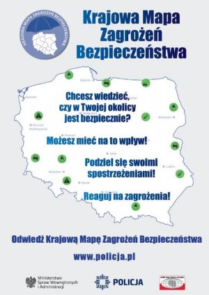 plakat krajowej mapy zagrożeń