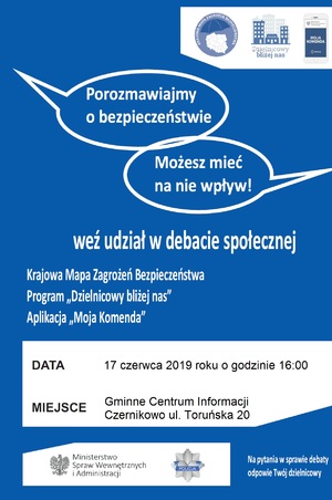 Plakat debaty społecznej