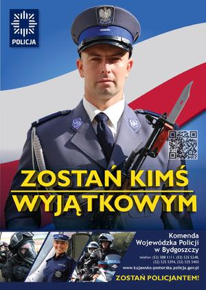 Ulotka informacyjna dla kandydatów do służby w Policji