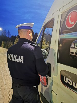 policyjna kontrola KMP Włocławek