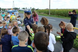 zdjęcia z akcji Bezpieczna droga do szkoły