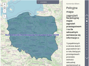 Policyjna mapa zagrożeń przestępstwami na tle seksualnym