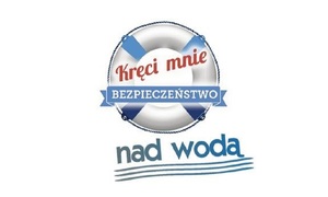 Logo akcji ,,Kręci mnie bezpieczeństwo nad wodą&quot;