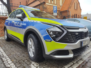 pojazd Kia Sportage - radiowóz