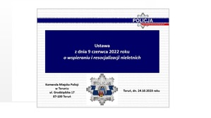 Strona tytułowa prezentacji multimedialnej