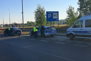 kontrola trzeźwości na autostradzie