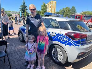Policjanci na pikniku
