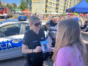 Policjanci na pikniku