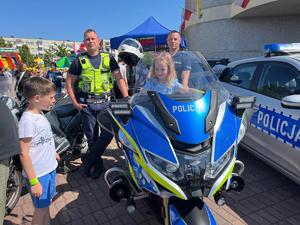 Policjanci na pikniku