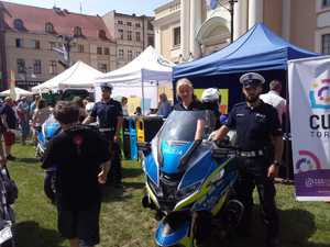 Policjanci podczas Dni Torunia