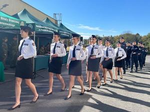 Uczennice podczas konkursu