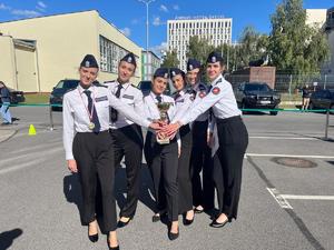 Uczennice podczas konkursu