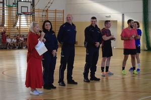 Mecz policjantów z uczniami