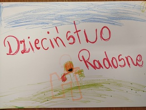 Plakaty narysowane przez dzieci nt. przemocy