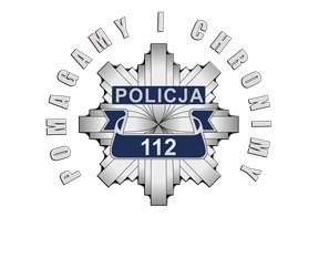 logo z napisem "Policja pomagamy i chronimy 112"