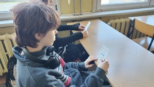 Zajęcia podczas których omawiane jest bezpieczeństwo w okresie ferii zimowych