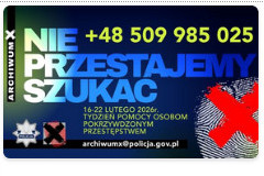 zdjęcie archiwum x nie przestajemy szukać, plakat informacyjny