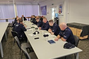 Na zdjęciu widać przedstawicieli władz oraz przedstawiciele PZPN Związku Okręgu Toruń