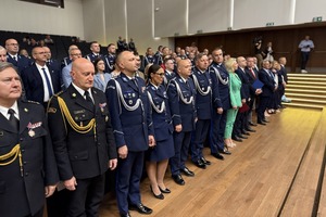 Zdjęcia z okazji 107 obchodów Święta Policji garnizonu toruńskiego.