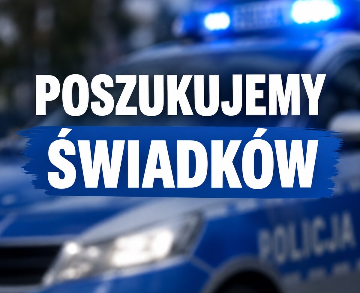 Policja poszukuje świadków wypadku drogowego w Toruniu