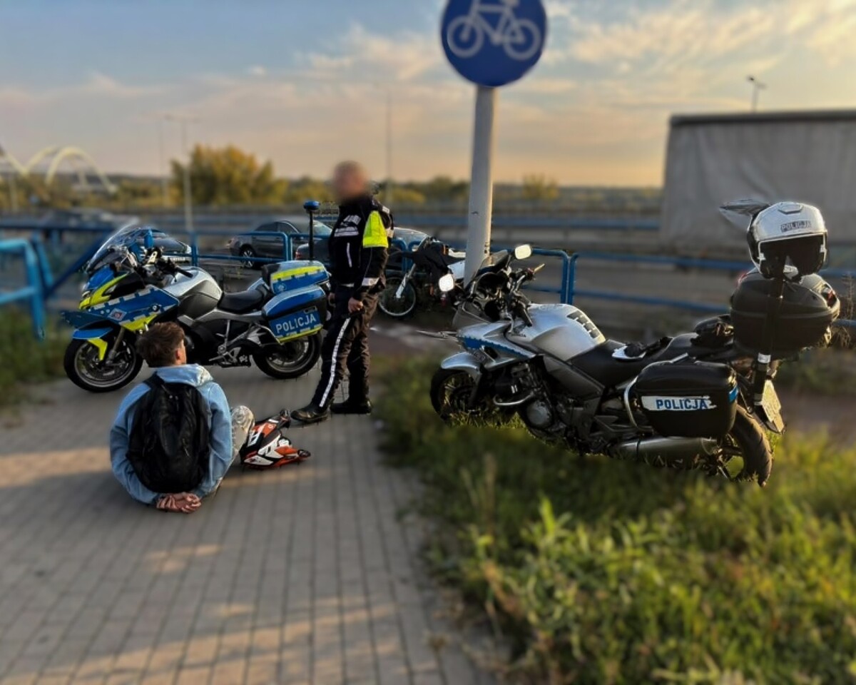 18-latek zatrzymany po ucieczce przed policją w Toruniu